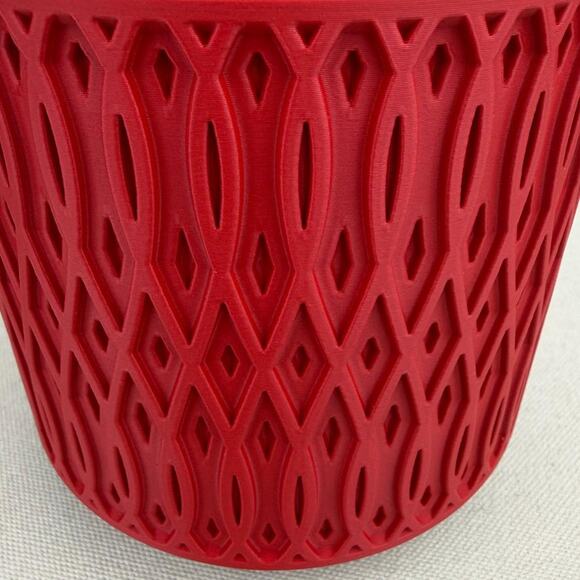 The Echelon Planter, Indoor Flower Pot, Tabletop Planter, Modern Geometric - Picture 4 of 10